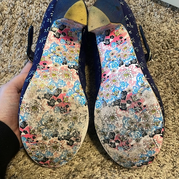Irregular Choice Nicely Done Heel in Blue Dragonfly Sz 10 - Picture 7 of 12